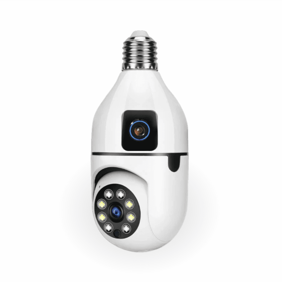 E27 Bulb Wi-Fi Camera – Dual Lens (Fixed + PTZ)