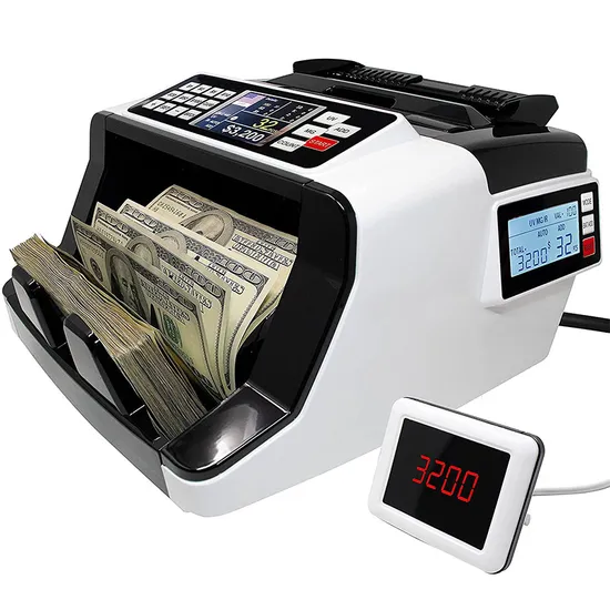 Bill Counter Machine E850 900 Bills per Minute TFT Display