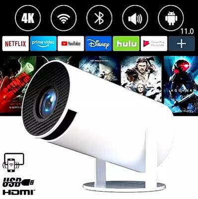 LED Source Multimedia Projector Ultra HD HDR WiFi 6 Support